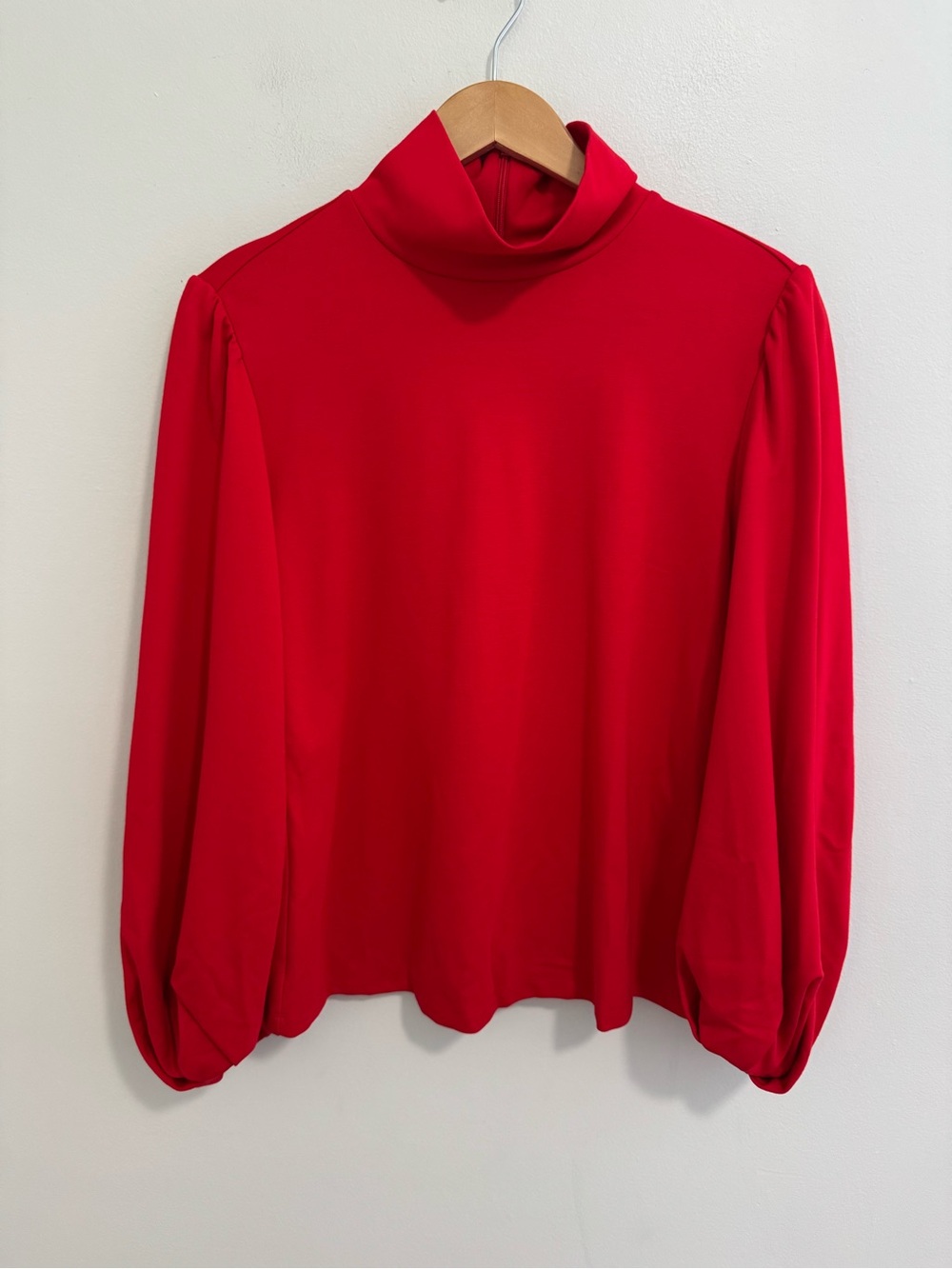 Dorothee Schumacher Red Puff Sleeve Blouse